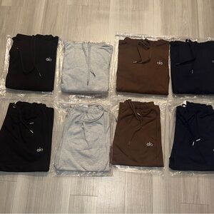 ALO Yoga Men's Sweatpants in Black, Gray, Brown, and Navy